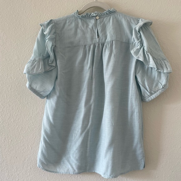 LOFT | Ruffle Blouse Shell - Picture 4 of 5